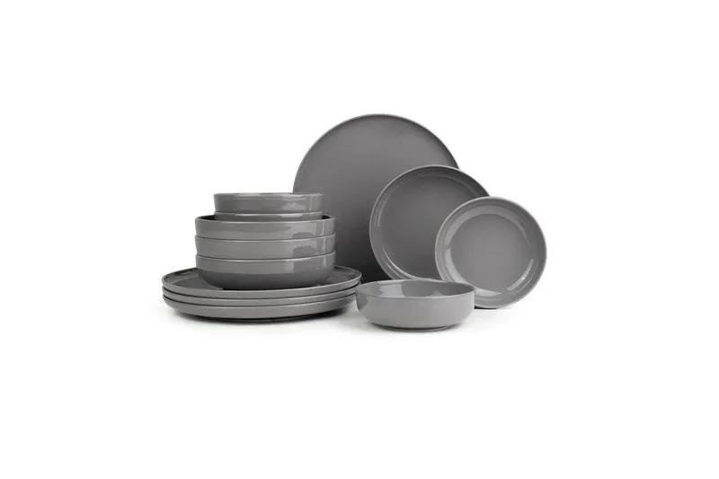 Spisestel (12 Dele) Athodna Antracit, Antracit