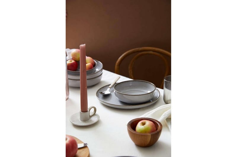 Spisestel (12 Dele) Pinewick Grå - Kulgrå - Husholdning - Servering & opdækning - Tallerkener - Servicesæt & tallerkner sæt