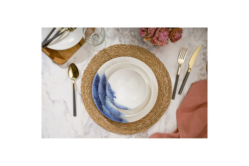 Spisestel (24 Dele) Avanna Flerfarvet - Multifarvet - Husholdning - Servering & opdækning - Tallerkener - Servicesæt & tallerkner sæt