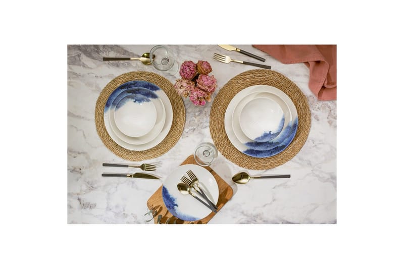 Spisestel (24 Dele) Avanna Flerfarvet - Multifarvet - Husholdning - Servering & opdækning - Tallerkener - Servicesæt & tallerkner sæt