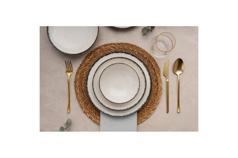 Spisestel (24 Dele) Noriel Multifarvet - Multifarvet - Husholdning - Servering & opdækning - Tallerkener - Servicesæt & tallerkner sæt