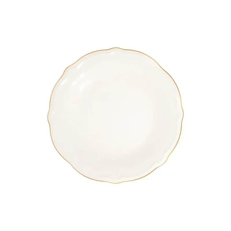 Spisestel (24 dele) Opviq Altin File Fulya 24 (32 x 36 x 41 cm) Hvid guld - Hvid og guld - Husholdning - Servering & opdækning - Tallerkener