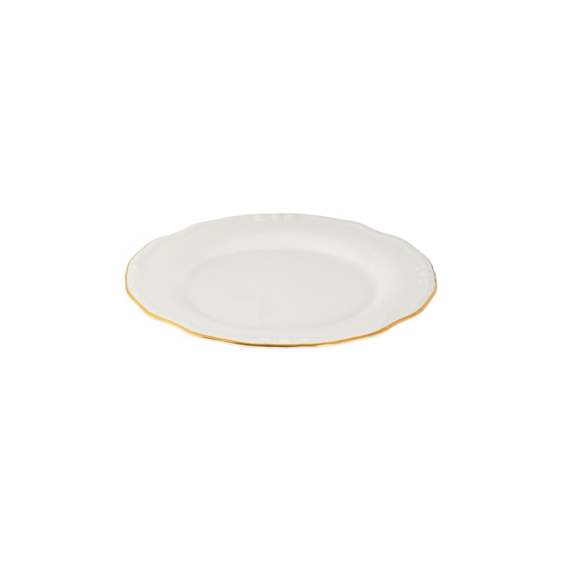 Spisestel (24 dele) Opviq Altin Yaldiz Tiffany 24 (32 x 36 x 41 cm) Hvid Guld - Hvid og guld - Husholdning - Servering & opdækning - Tallerkener