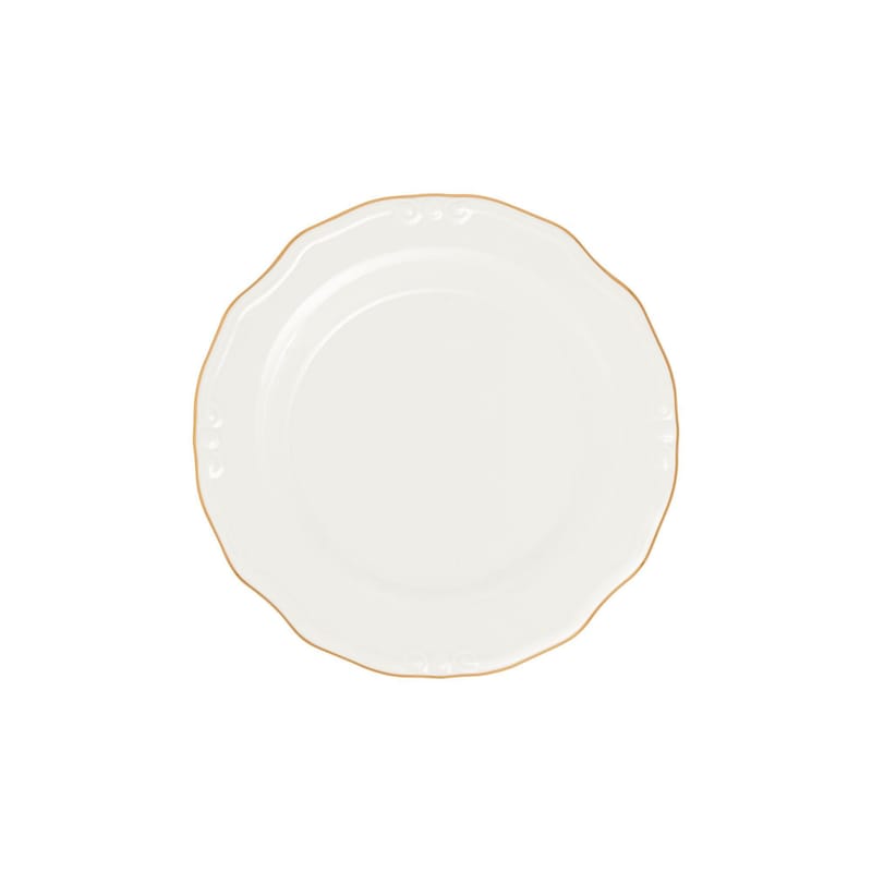 Spisestel (24 dele) Opviq Altin Yaldiz Tiffany 24 (32 x 36 x 41 cm) Hvid Guld - Hvid og guld - Husholdning - Servering & opdækning - Tallerkener