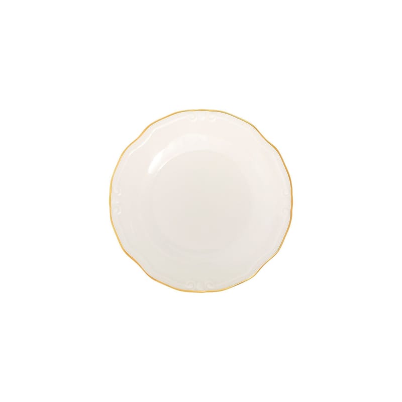 Spisestel (24 dele) Opviq Altin Yaldiz Tiffany 24 (32 x 36 x 41 cm) Hvid Guld - Hvid/guld - Husholdning - Servering & opdækning - Tallerkener