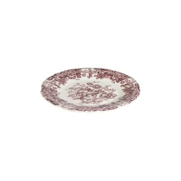Spisestel (24 dele) Opviq Antigue Fulya 24 (32 x 36 x 41 cm) Hvid Mørk bordeaux - Hvid og mørk bordeaux - Husholdning - Servering & opdækning - Tallerkener