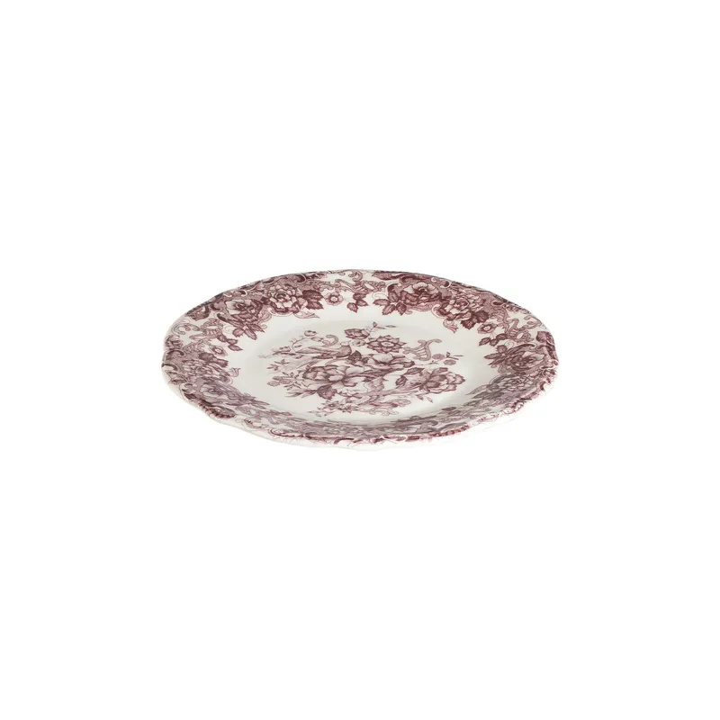 Spisestel (24 dele) Opviq Antigue Fulya 24 (32 x 36 x 41 cm) Hvid Mørk bordeaux - Hvid og mørk bordeaux - Husholdning - Servering & opdækning - Tallerkener