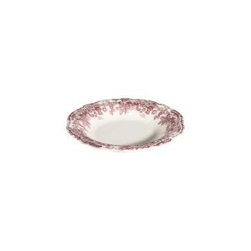 Spisestel (24 dele) Opviq Antigue Fulya 24 (32 x 36 x 41 cm) Hvid Mørk bordeaux - Hvid og mørk bordeaux - Husholdning - Servering & opdækning - Tallerkener