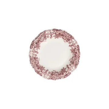 Spisestel (24 dele) Opviq Antigue Fulya 24 (32 x 36 x 41 cm) Hvid Mørk bordeaux - Hvid og mørk bordeaux - Husholdning - Servering & opdækning - Tallerkener