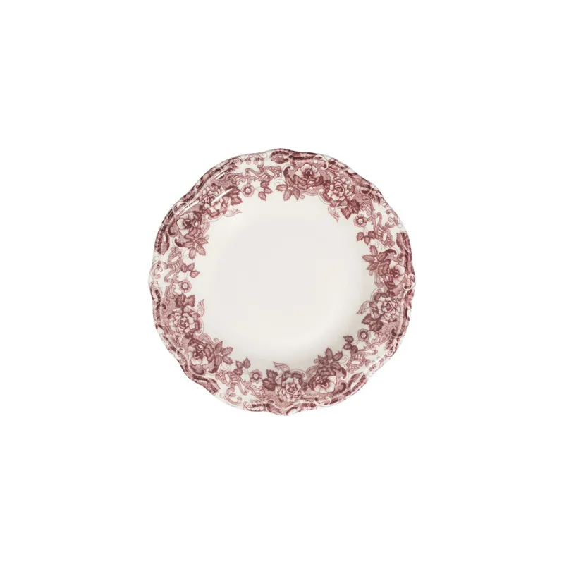 Spisestel (24 dele) Opviq Antigue Fulya 24 (32 x 36 x 41 cm) Hvid Mørk bordeaux - Hvid og mørk bordeaux - Husholdning - Servering & opdækning - Tallerkener