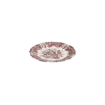 Spisestel (24 dele) Opviq Antigue Fulya 24 (32 x 36 x 41 cm) Hvid Mørk bordeaux - Hvid og mørk bordeaux - Husholdning - Servering & opdækning - Tallerkener