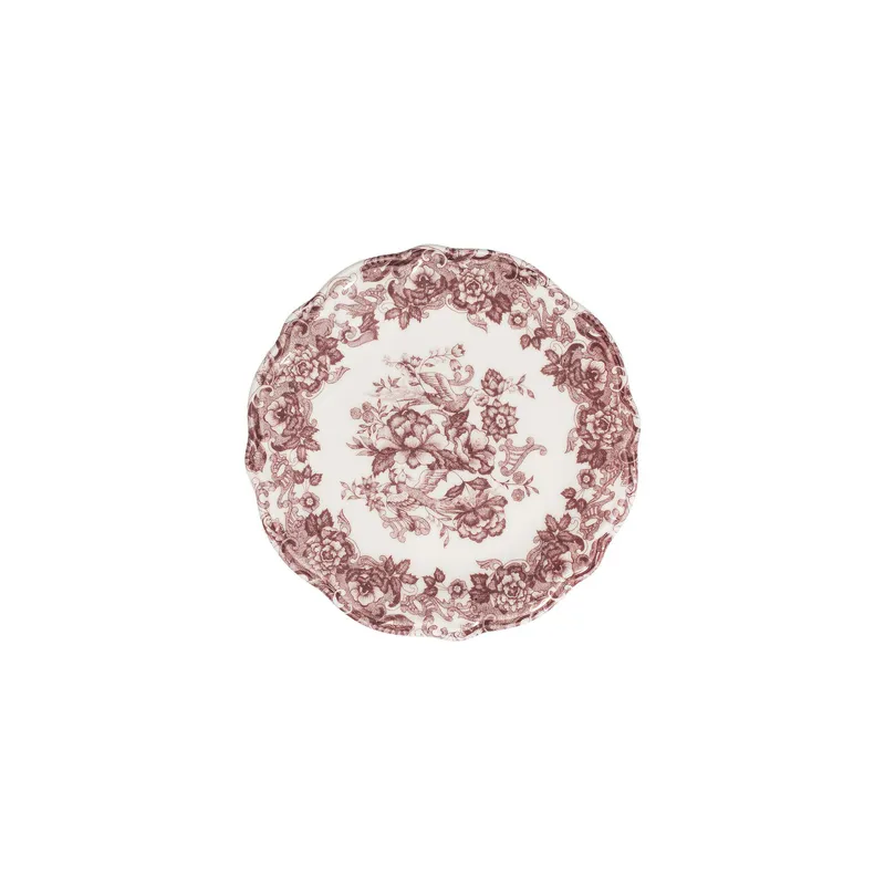 Spisestel (24 dele) Opviq Antigue Fulya 24 (32 x 36 x 41 cm) Hvid Mørk bordeaux - Hvid og mørk bordeaux - Husholdning - Servering & opdækning - Tallerkener