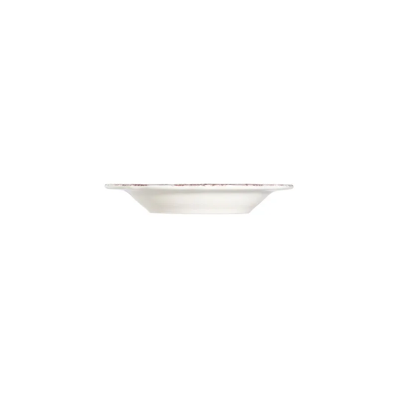 Spisestel (24 dele) Opviq Antigue Fulya 24 (32 x 36 x 41 cm) Hvid Mørk bordeaux - Hvid og mørk bordeaux - Husholdning - Servering & opdækning - Tallerkener