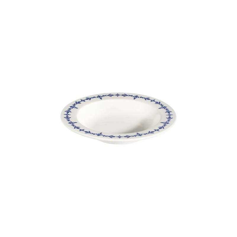 Spisestel (24 dele) Opviq Blue Orbit Bonsai 24 (32 x 36 x 41 cm) Hvid Blå - Hvid og blå - Husholdning - Servering & opdækning - Tallerkener