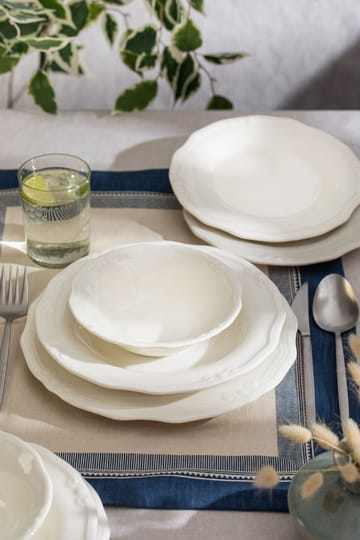 Spisestel (24 dele) Opviq Tiffany Tiffany 24 (32 x 36 x 41 cm) Hvid - Hvid - Husholdning - Servering & opdækning - Tallerkener