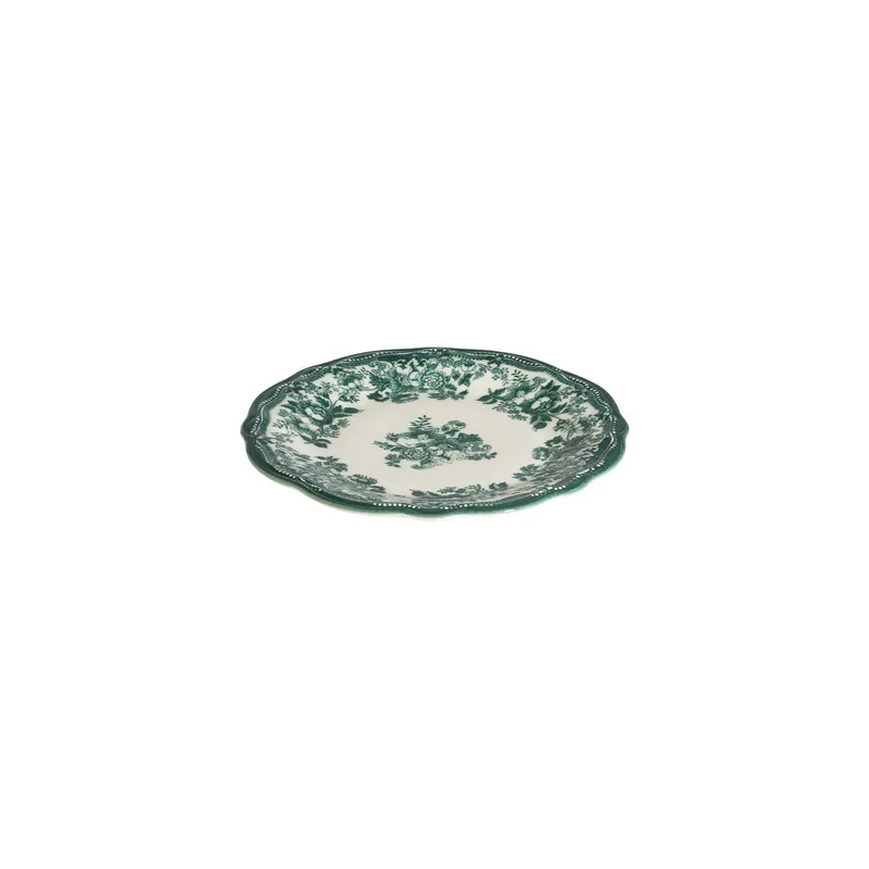 Spisestel (24 dele) Opviq Velour Green Fulya 24 (32 x 36 x 41 cm) Hvid Grøn - Hvid og grøn - Husholdning - Servering & opdækning - Tallerkener