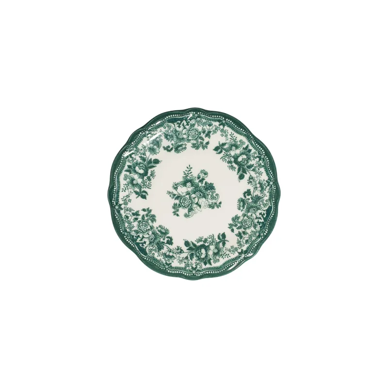 Spisestel (24 dele) Opviq Velour Green Fulya 24 (32 x 36 x 41 cm) Hvid Grøn - Hvid og grøn - Husholdning - Servering & opdækning - Tallerkener