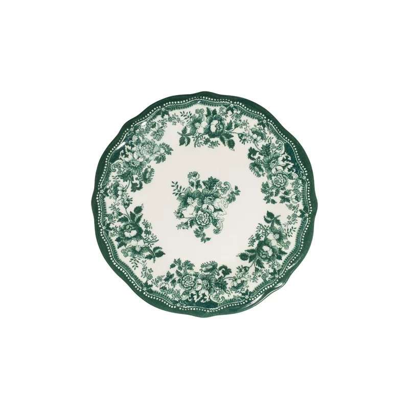 Spisestel (24 dele) Opviq Velour Green Fulya 24 (32 x 36 x 41 cm) Hvid Grøn - Hvid og grøn - Husholdning - Servering & opdækning - Tallerkener