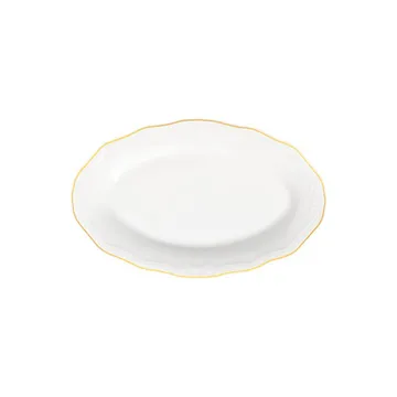 Spisestel (53 dele) Opviq Altin Yaldiz Tiffany 53 (53 x 33 x 36 cm) Hvidguld - Hvid/guld - Husholdning - Servering & opdækning - Tallerkener