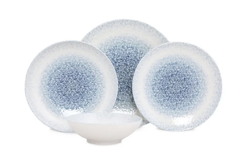 Subatan Tallerkensæt 24 Dele - Porcelæn/Hvid - Husholdning - Servering & opdækning - Tallerkener - Servicesæt & tallerkner sæt