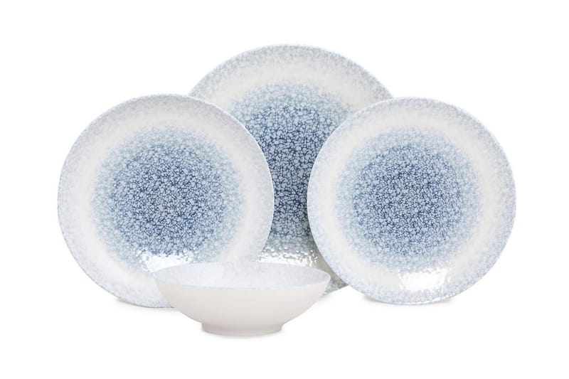 Subatan Tallerkensæt 24 Dele - Porcelæn/Hvid - Husholdning - Servering & opdækning - Tallerkener - Servicesæt & tallerkner sæt