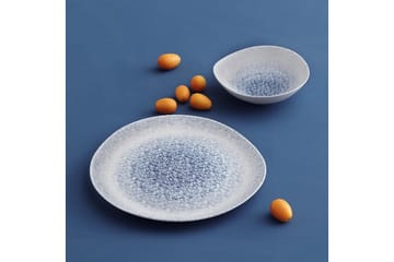 Subatan Tallerkensæt 24 Dele - Porcelæn/Hvid - Husholdning - Servering & opdækning - Tallerkener