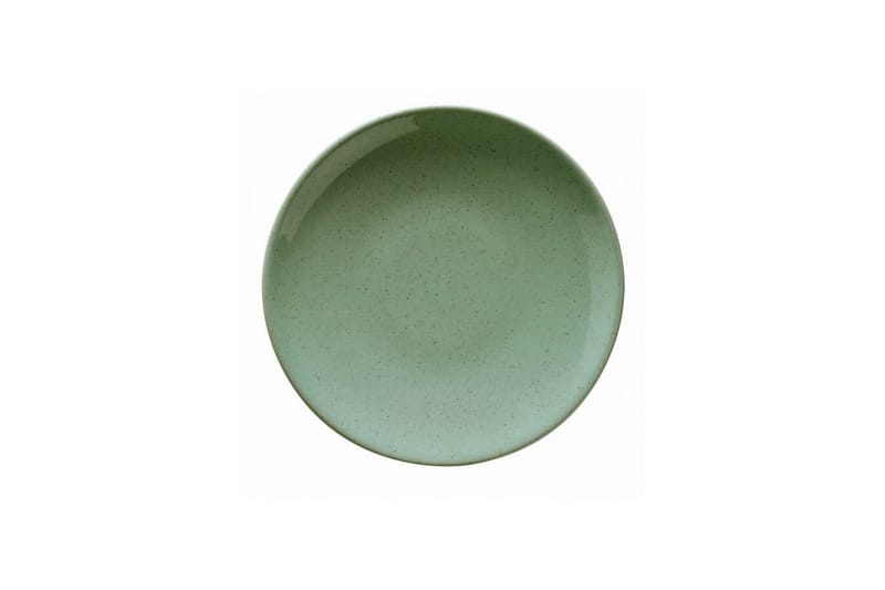 Tallerkensæt 24 stk - Grøn - Porcelæn - Servicesæt & tallerkner sæt