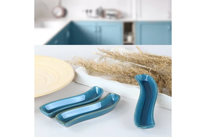 Tallerkensæt 3 stk - Mørkeblå - Husholdning - Servering & opdækning - Tallerkener