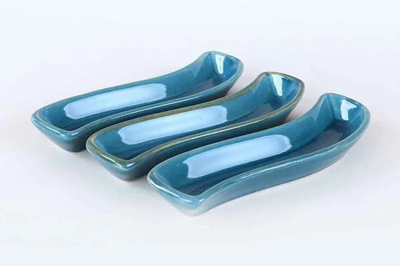 Tallerkensæt 3 stk, Mørkeblå