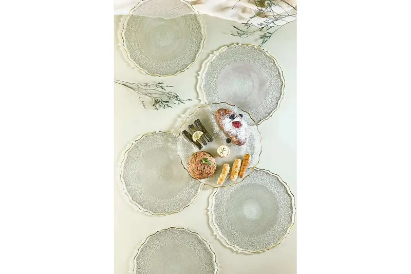 Tharos Tallriksset 28 cm - Gennemsigtig - Husholdning - Servering & opdækning - Tallerkener