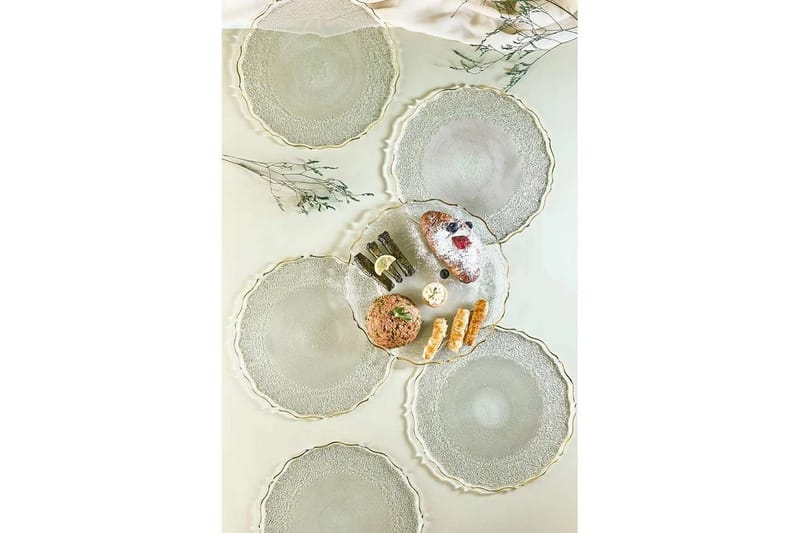 Tharos Tallriksset 28 cm - Gennemsigtig - Husholdning - Servering & opdækning - Tallerkener - Servicesæt & tallerkner sæt