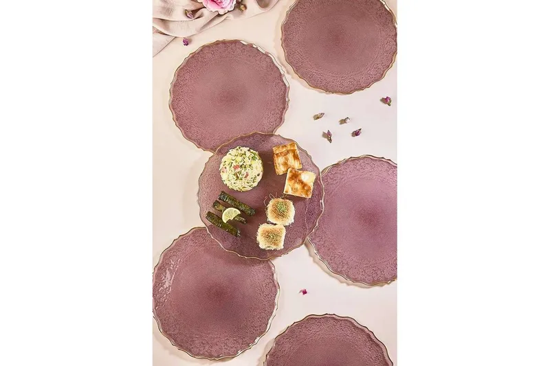 Tharos Tallriksset 28 cm - Plommon - Husholdning - Servering & opdækning - Tallerkener