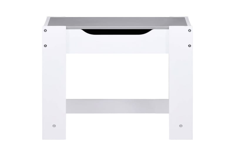 børnebord med 2 stole MDF hvid - Hvid - Møbler - Børnemøbler - Børneborde