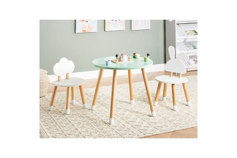 Børnebord med stole Robin - Møbler - Børnemøbler - Børneborde - Børnebord og stole