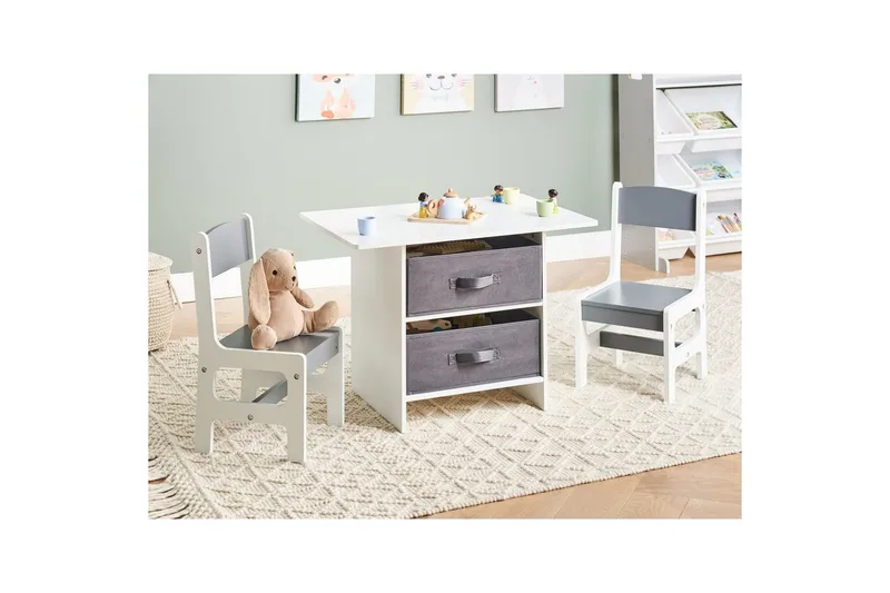 Børnebord med stole Yalgoo - Møbler - Børnemøbler - Børneborde - Børnebord og stole