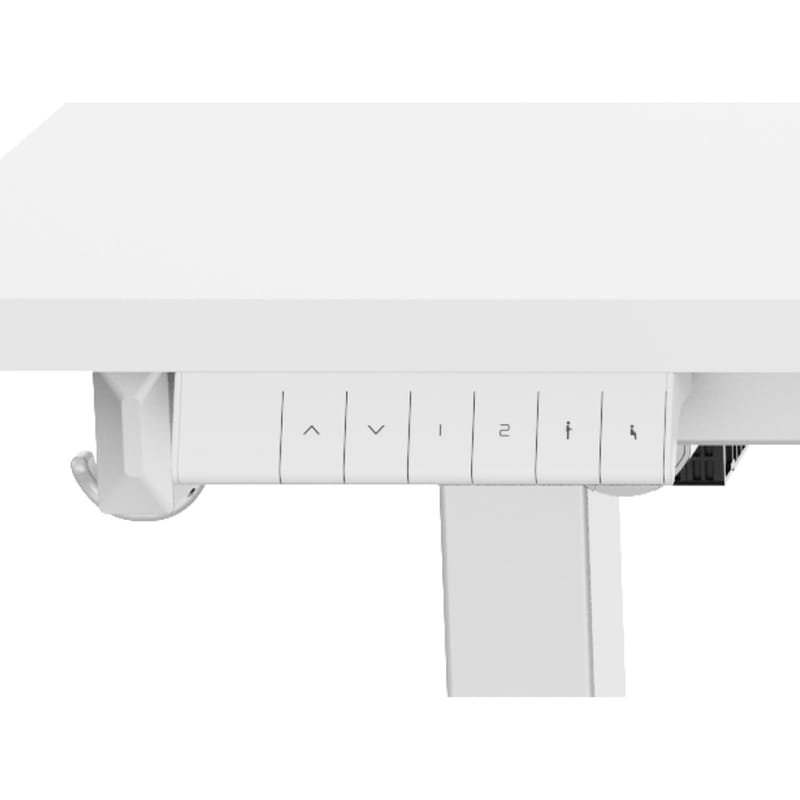 Børneskrivebord HOME4YOU Ergo Kid med 1 motor 112x60x56-80 cm Hvid - Hvid - Møbler - Børnemøbler - Børneborde - Skrivebord børn