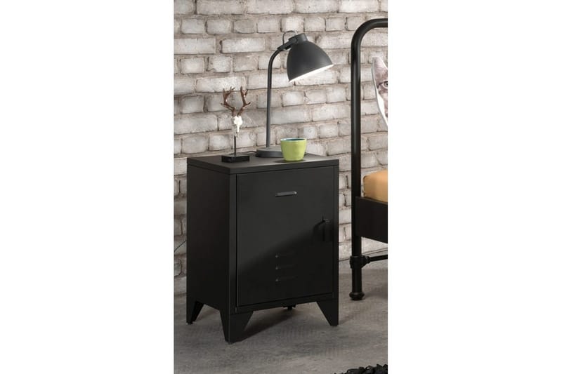 Natbord Bronxx Sort - Sort - Møbler - Børnemøbler - Børneborde - Sengebord børn