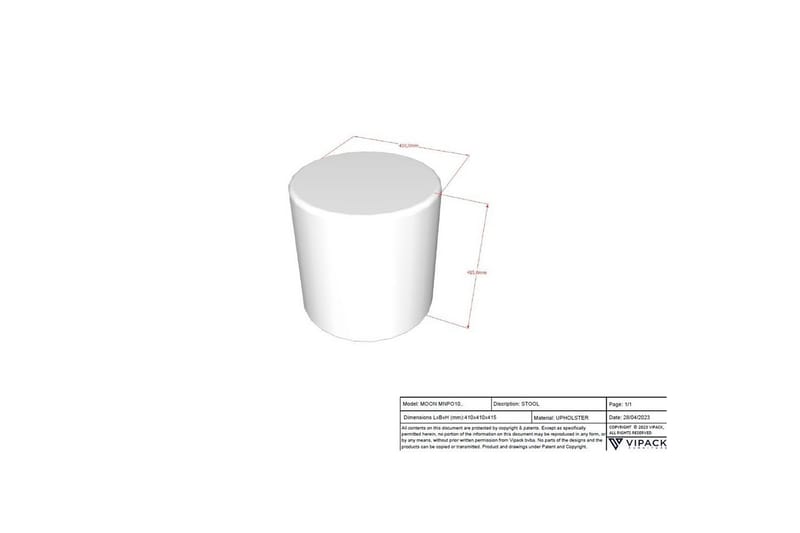 Natbord Moon Olivengrøn - Olivengrøn - Møbler - Børnemøbler - Børneborde - Sengebord børn
