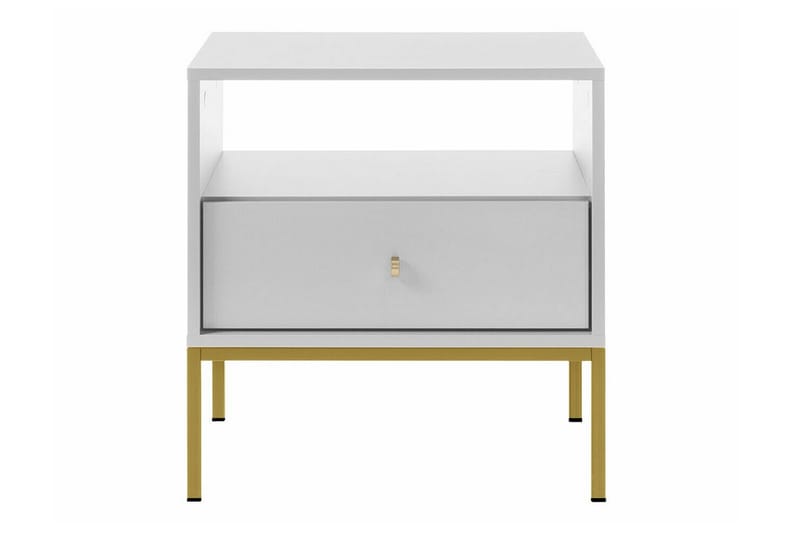 Klinkerville Børnesengebord 56 cm - Hvid - Møbler - Børnemøbler - Børneborde - Sengebord børn