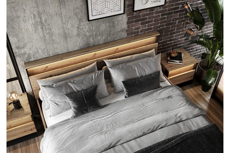 Rathmore Børnesengebord 48 cm - Sort - Møbler - Børnemøbler - Børneborde - Sengebord børn