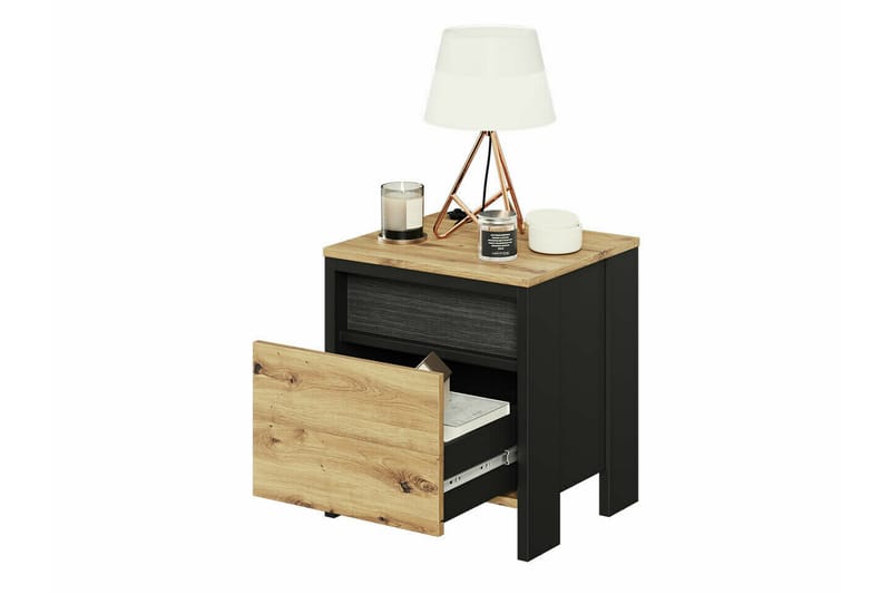 Rathmore Børnesengebord 51 cm - Sort - Møbler - Børnemøbler - Børneborde - Sengebord børn