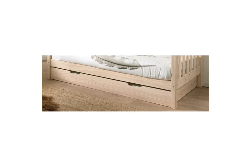 UnderBed Fritz Naturlig - Naturlig - Møbler - Børnemøbler - Børneborde - Sengebord børn