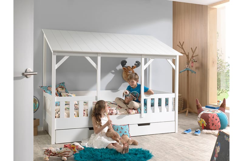 Nailloux Børnemøbelsæt - Hvid - Børnemøbelsæt