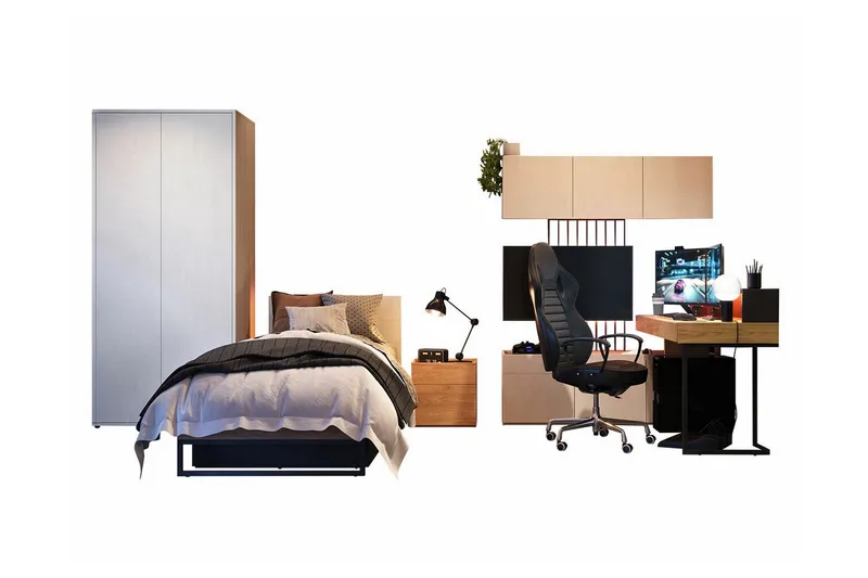 Rathmore Møbelsæt til Børneværelse, Sort