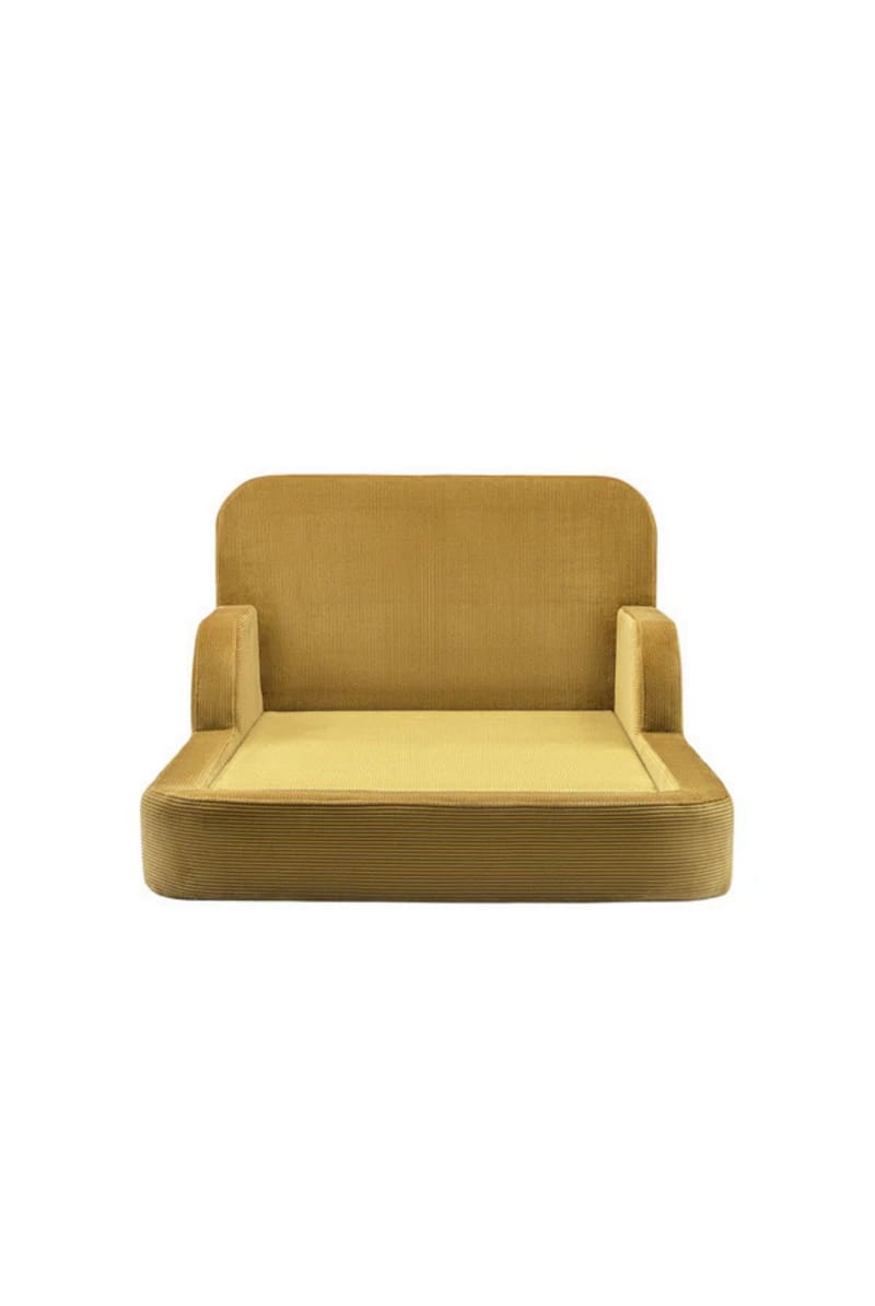 Børneseng Atelier Del Sofa Funbed Double (115 x 90 x 210 cm) Sennep - Sennep - Møbler - Børnemøbler - Børneseng & juniorseng