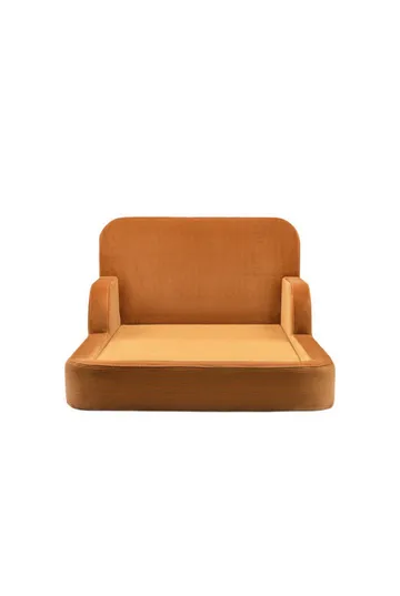 Børneseng Atelier Del Sofa Funbed Double (115 x 90 x 210 cm) Tile Red - Tile Red - Møbler - Børnemøbler - Børneseng & juniorseng