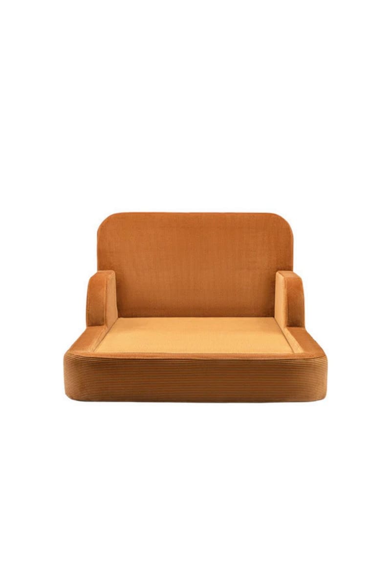 Børneseng Atelier Del Sofa Funbed Double (115 x 90 x 210 cm) Tile Red - Tile Red - Møbler - Børnemøbler - Børneseng & juniorseng