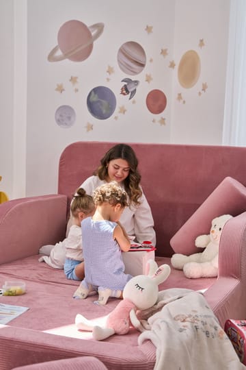 Børneseng Atelier Del Sofa Funbed Double (115 x 90 x 210 cm) Pink - Pink - Møbler - Børnemøbler - Børneseng & juniorseng