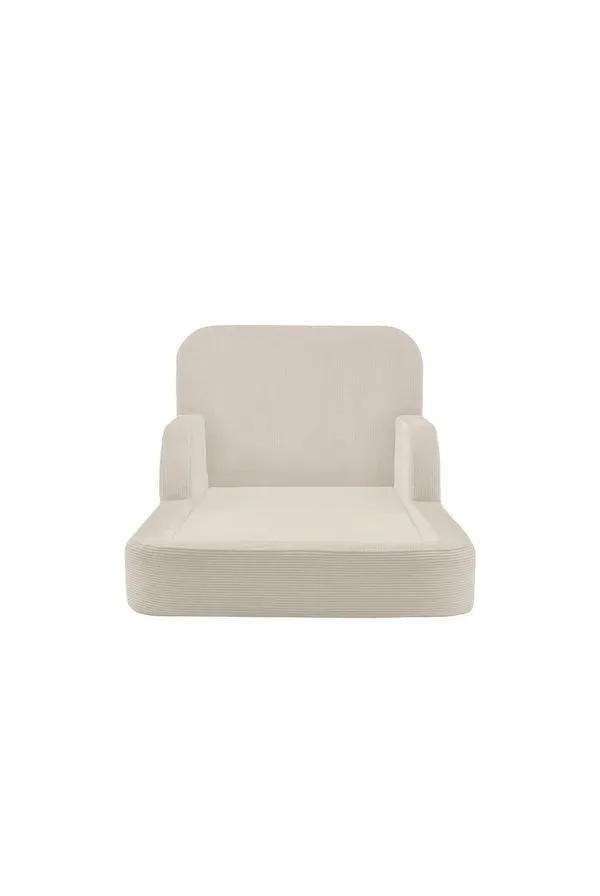 Børneseng Atelier Del Sofa Funbed Enkelt (90 x 90 x 210 cm) Creme - Creme - Møbler - Børnemøbler - Børneseng & juniorseng