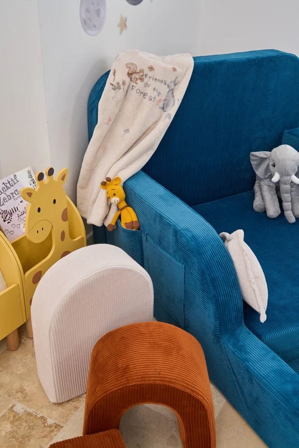 Børneseng Atelier Del Sofa Funbed Enkelt (90 x 90 x 210 cm) Indigo - Indigo - Møbler - Børnemøbler - Børneseng & juniorseng